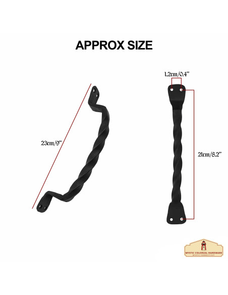 Conjunto de 2 maçanetas medievais...