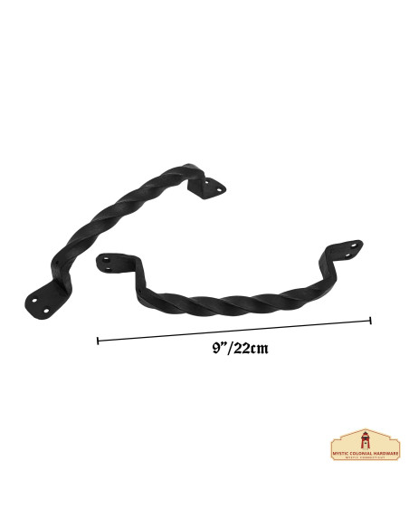 Conjunto de 2 maçanetas medievais...