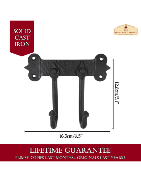 Suporte com 2 ganchos de parede em...