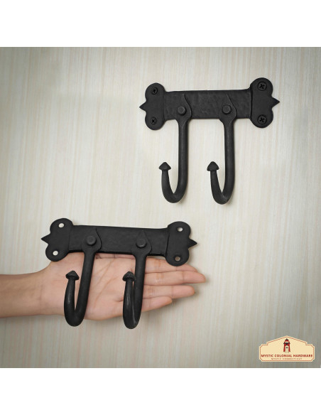 Suporte com 2 ganchos de parede em...