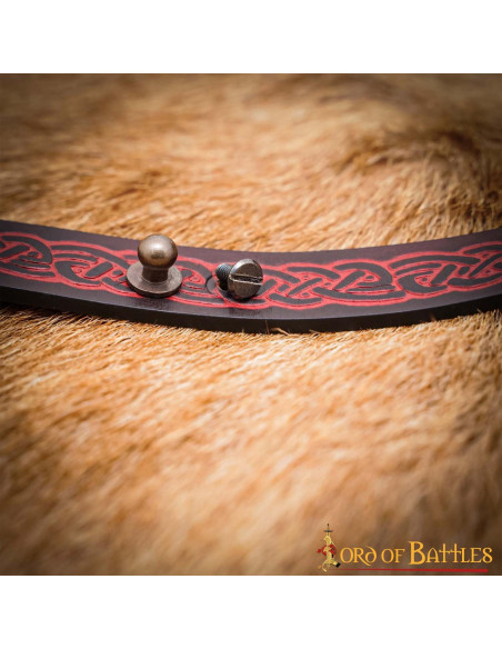 Pulseira ajustável de nós celtas -...