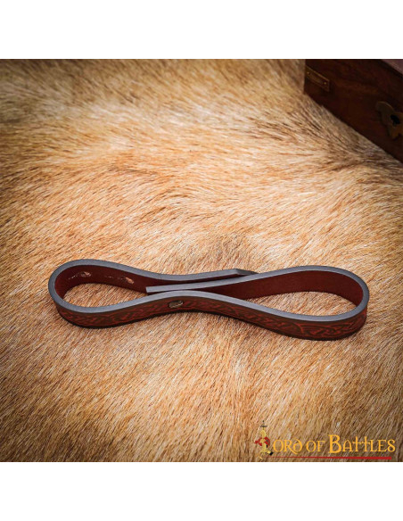 Pulseira ajustável de nós celtas -...