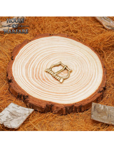 Pequena fivela medieval de latão para cintos 2