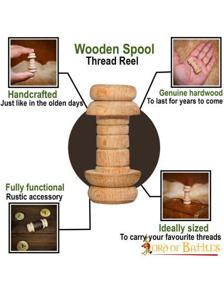 Carretel pequeno para linha (4,7 cm.)