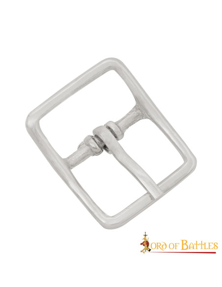 Fivela de aço medieval para tiras...