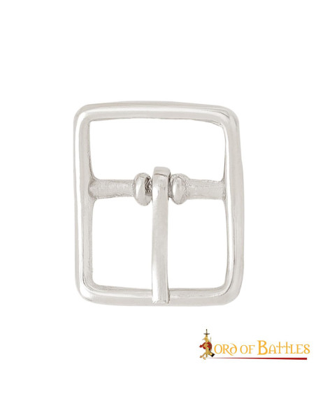 Fivela de aço medieval para tiras...