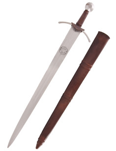 Armação de espada medieval modelo Toto, séculos XIII-XIV