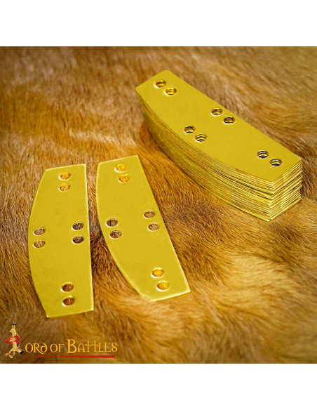 Pacote de 20 placas de latão para...