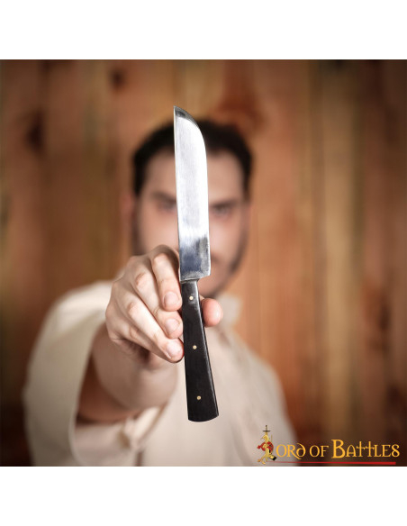 Faca medieval em aço inoxidável com...