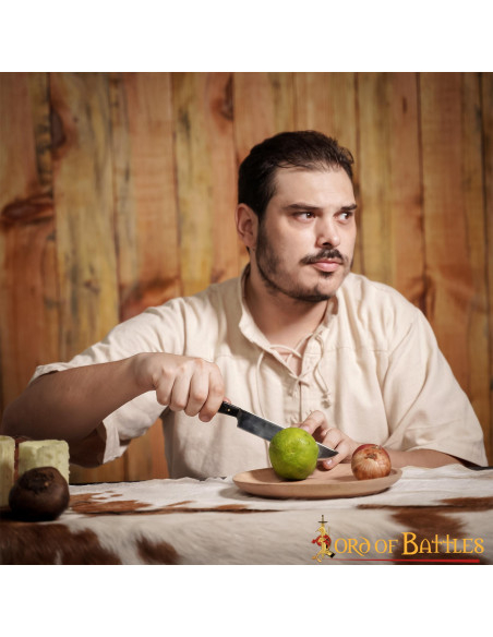 Faca medieval em aço inoxidável com...