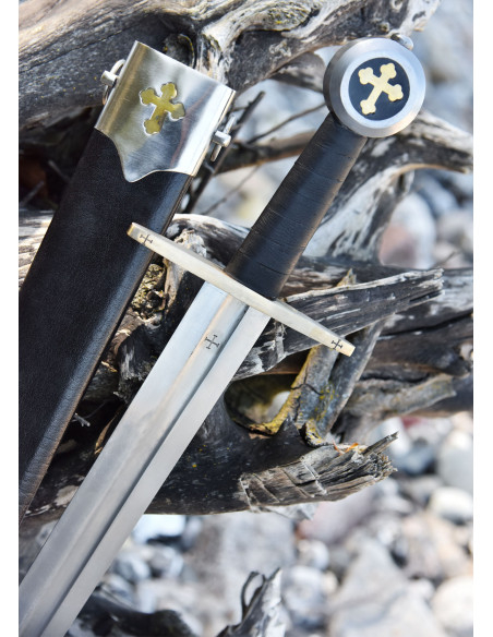 Espada dos Cavaleiros Templários com...