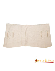 Cinto medieval acolchoado modelo Lendenier, cor bege