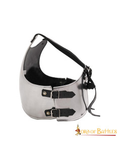 Couraça medieval em aço para armadura, acabamento polido 2