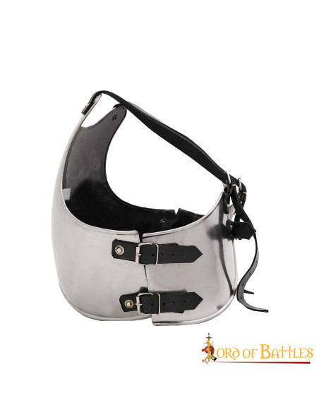 Couraça medieval em aço para...