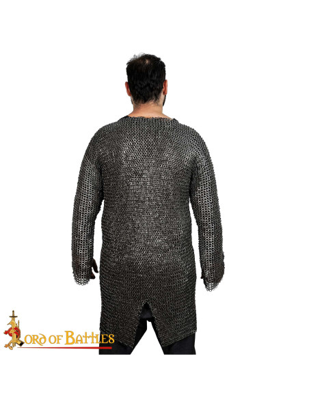 Cota de malha de aço inoxidável, anel...