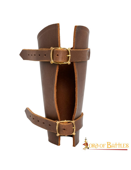 Pulseira medieval de couro para...