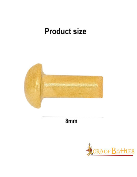 Pacote de 25 rebites de latão com...