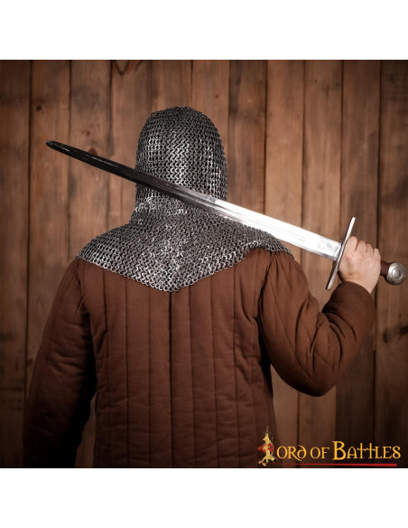 Carrasco de cota de malha de aço,...