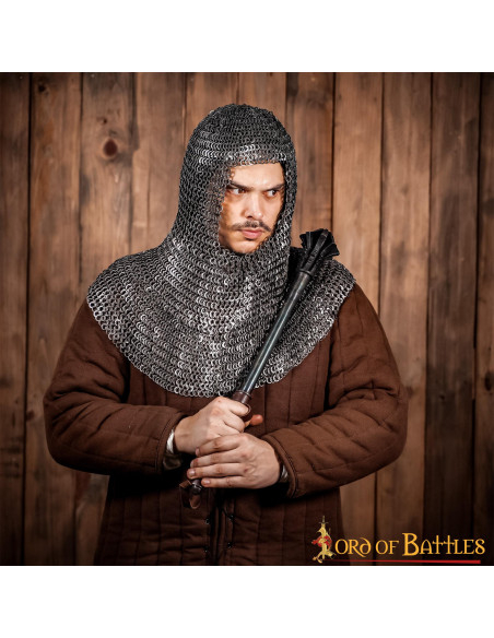 Carrasco de cota de malha de aço,...