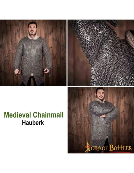 Anéis planos rebitados com cota de...