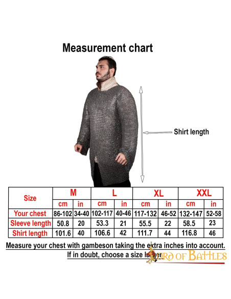 Anéis planos rebitados com cota de...