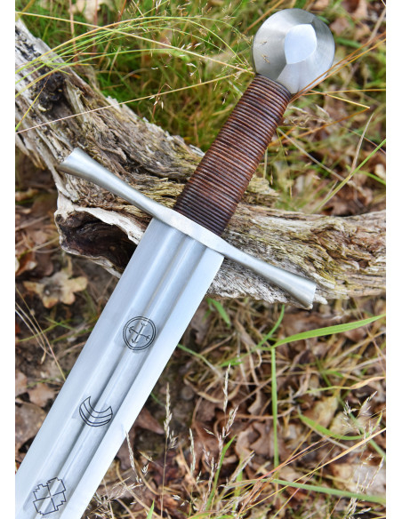 Espada medieval do rio Witham com...