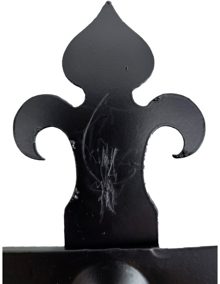 Cabide medieval em ferro forjado com...