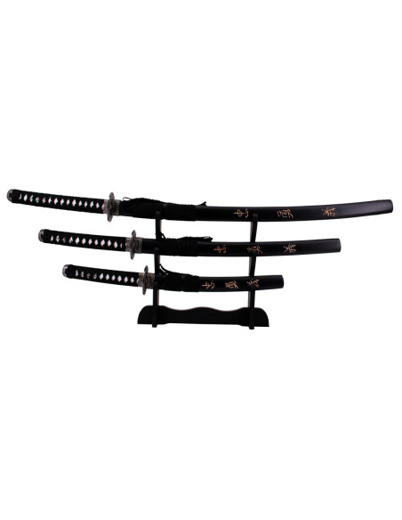 Conjunto de 3 katanas Last Samurai,...