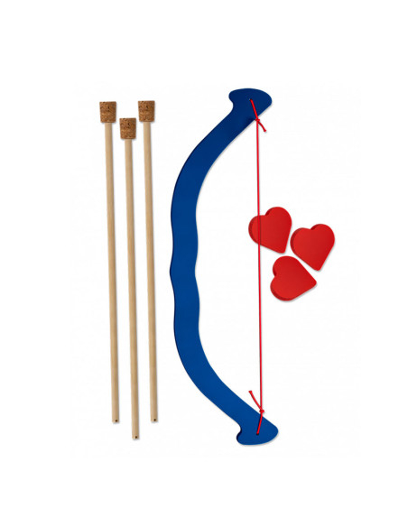 Arco de madeira azul para crianças...
