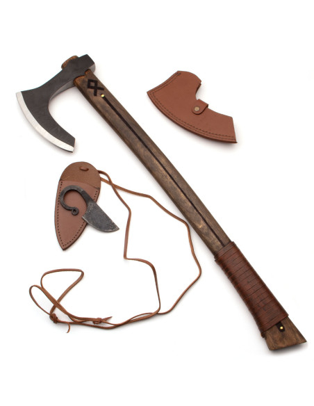 Conjunto de machado barbudo Othala...