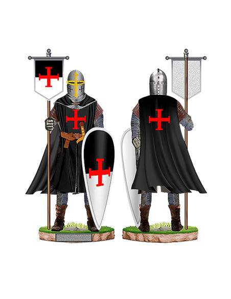 Cavaleiro hospitalar em miniatura com...