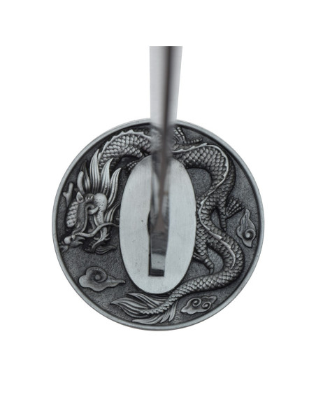 Espada tradicional do dragão chinês,...