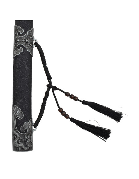 Espada tradicional do dragão chinês,...