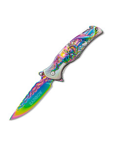 Canivete Albainox bicolor Rainbow (20,50 cm.)