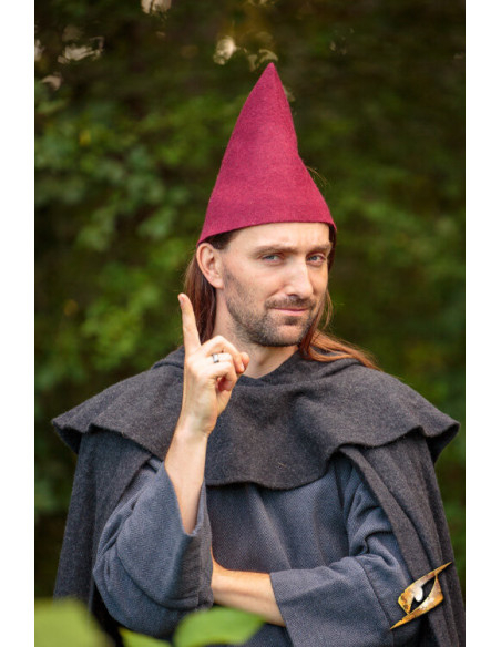 Chapéu Fantasy Gnome, lã vermelha