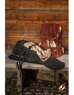Mochila de aventureiro medieval, camurça 2
