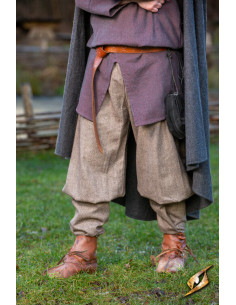 Calça de lã Viking modelo Ull Rus, marrom 2