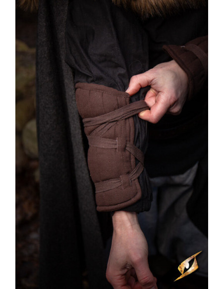 Pulseiras medievais acolchoadas,...