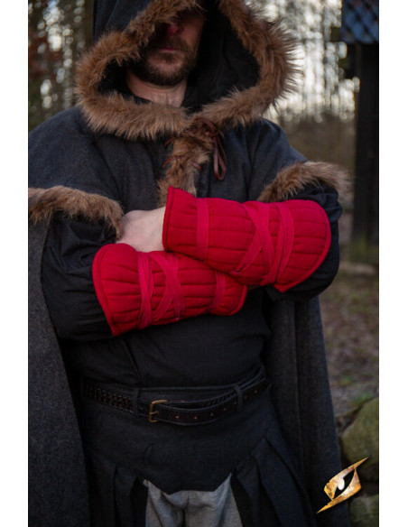 Pulseiras medievais acolchoadas,...