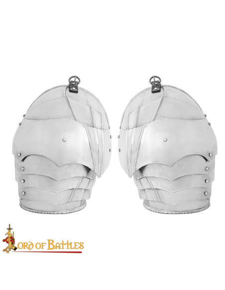 Ombreiras em escala de armadura...