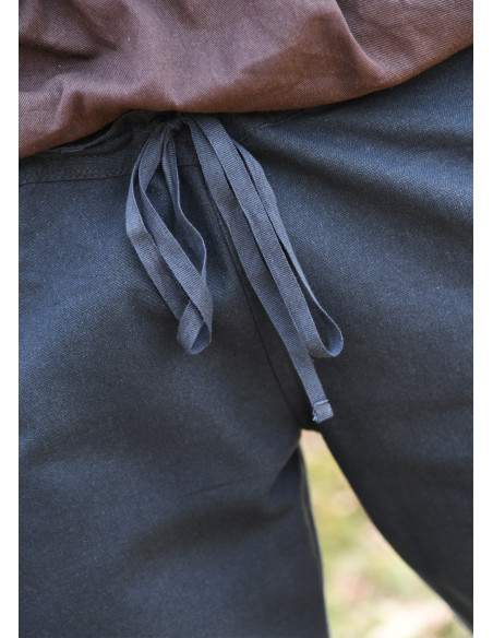 Calça medieval básica modelo Hagen, azul