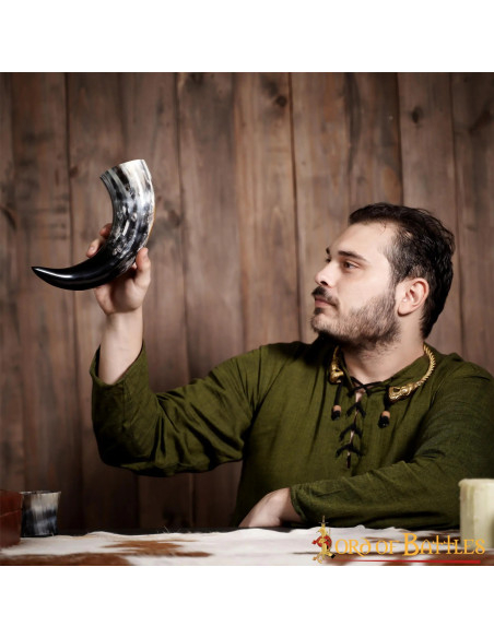 Buzina Viking com desenho de Leão...