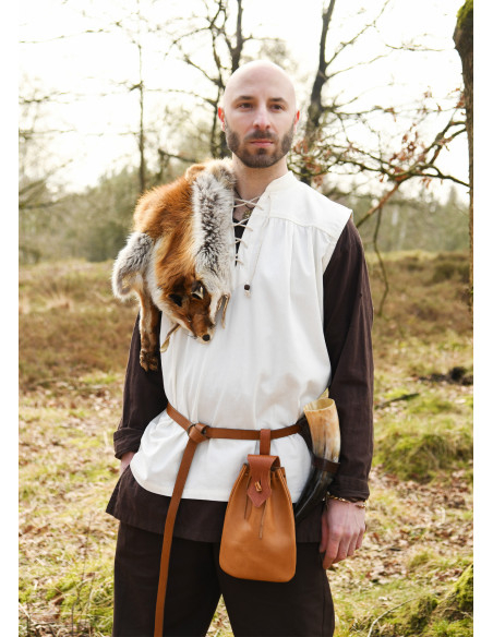 Camisa medieval sem mangas modelo...