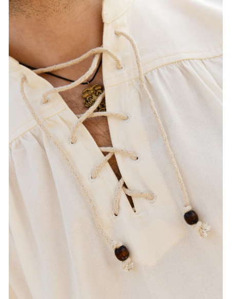 Camisa medieval sem mangas modelo...