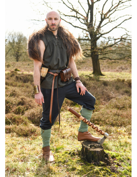 Camisa medieval sem mangas modelo...