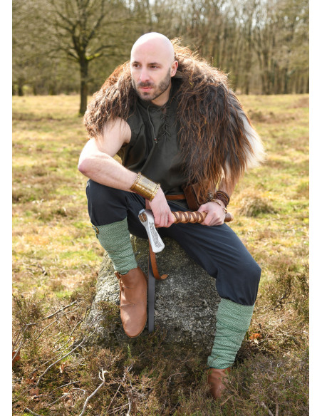 Camisa medieval sem mangas modelo...