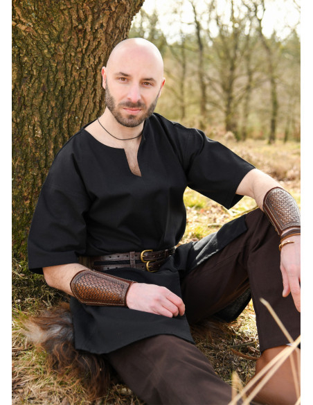 Túnica medieval manga curta modelo...