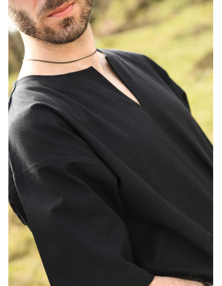 Túnica medieval manga curta modelo...