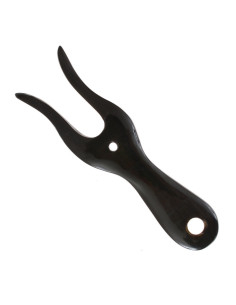 Lâmpada medieval feita de chifre de búfalo