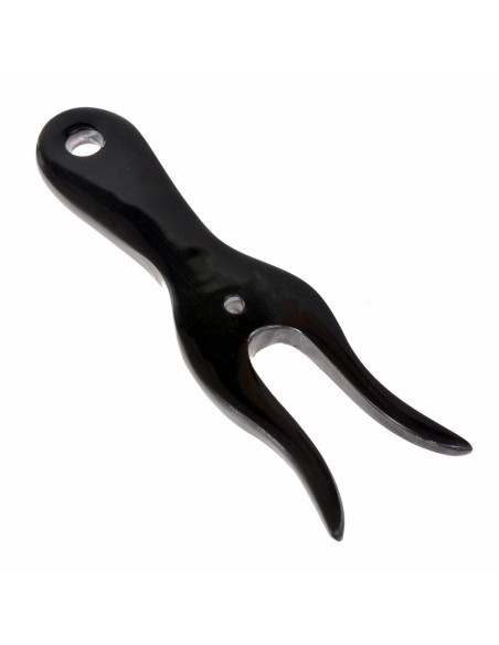 Lâmpada medieval feita de chifre de...